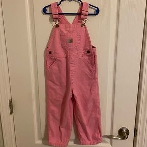Pink Carhartt overalls